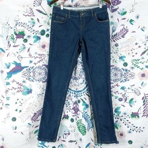 LANDS' END Dark Blue Heavy Denim Straight Jeans